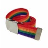 Rainbow Canvas Belt Size 115 cm