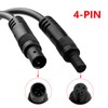 Gmailmall 4Pin Dash Cam Extension Cable 4Pin Backup Camera Extension