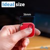 Shelly BLU Button1 Red | Bluetooth-Operated Action and Scenes Activation