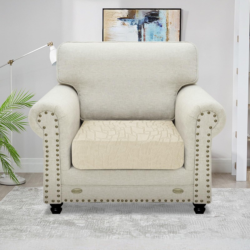 MAXIJIN Waterproof Sofa Seat Cushion Cover Jacquard Sofa Seat Cover