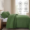 Lavsiry Olive Green Quilt Full/Queen Size with Pillow Shams, Summer