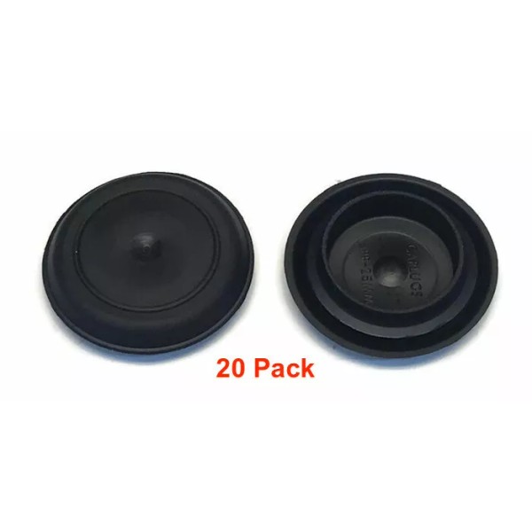 Vital All-Terrain (20 Pack) 1" Inch Rubber Snap-In FLUSH MOUNT