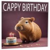 Capybara Geburtstagskarte – Cappy Birthday