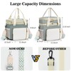 LOKASS Lunch Box & Lunch Bag for Women Men Double