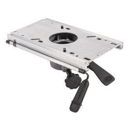 Wise 8WD374 Fore & AFT Seat Slide with Locking Seat Mount, for 2 7/8" Seat Pedestal Post, Aluminum