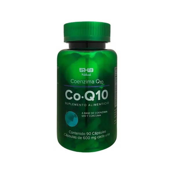 5h8 Co Q10, 90 Cápsulas 50 Mgs Contiene Raíz De