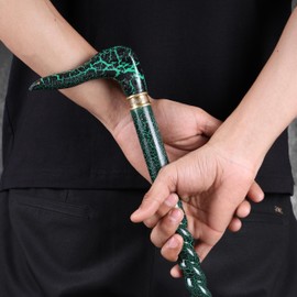 Handmade Palm Wood Hiking and Walking Stick Man | Epoxy Resin Walking Stick for Senior | Walking Sticks for Adult