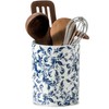 Tcetealc Kitchen Utensil Holder, Large Utensil Organizer for Countertop, Ceramic