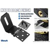 Litensh 4 Inch 90° Right Angle Stainless Steel Door Locks