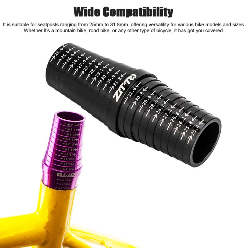 ZTTO Bike Seatpost Measuring Tool 25-31.8mm Seat Tube Sizing Gauge