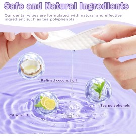 50ct Dog Cat Dental Finger Wipes – Fresh Breath & Plaque Removal, No Rinse