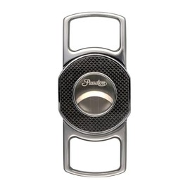 Passatore 2 Blade Chrome Carbon Black Cigar Cutter