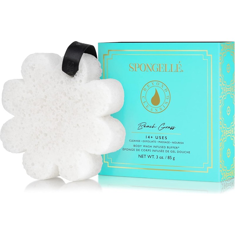 Esponja Exfoliante Corporal Wild Flower Buffer Con Gel De Ducha