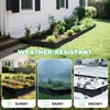 HIRALIY Corrugated Metal Garden Edging 6" x 20Ft, Landscape Sturdy