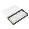 12 Grids Dustproof Jewelry Glasses Organizer Sunglasses Display Container Storage