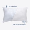 OSBED Adjustable Cooling Shredded Memory Foam Pillows King Size Set