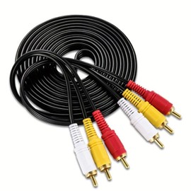 Cable RCA de 1,5 m, Entrada y Salida RCA