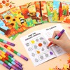 BenLouis 24 Fall Mini Activity Books with 24 Crayons for