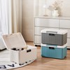 MXCELL Lockable Storage Bin Outdoor Lock Box Plastic Storage Container
