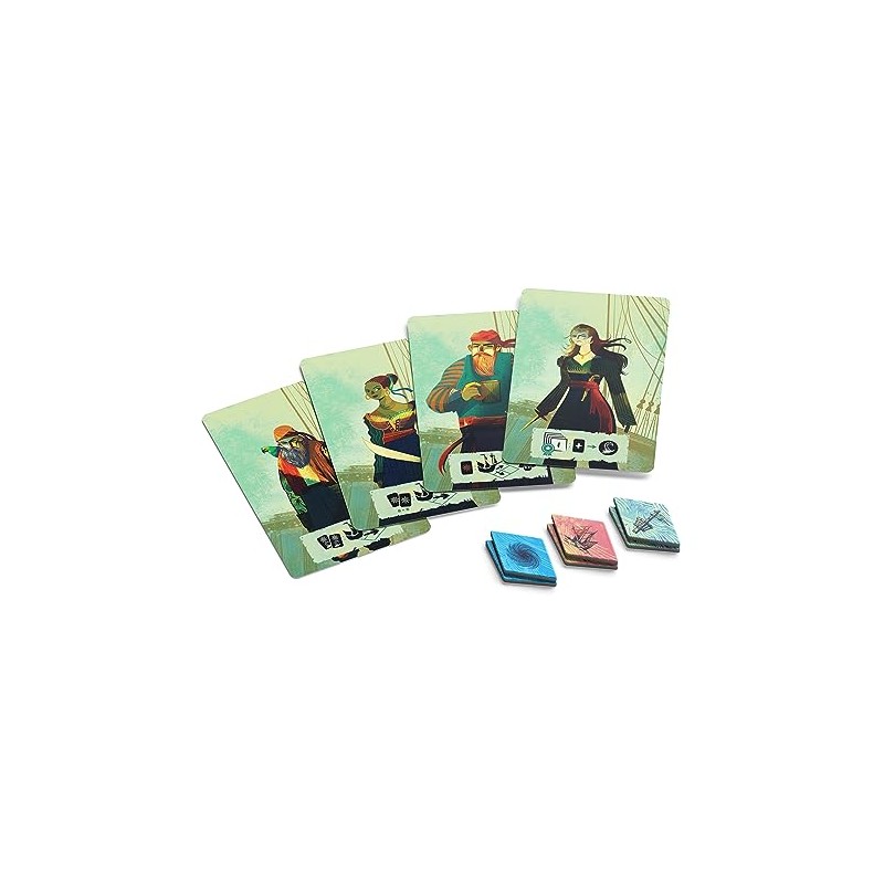 Sail Board Game - Co-op Trick Taking Game - 2