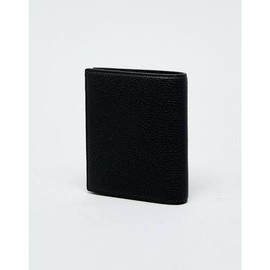 Daks (신세계강남점)DBWA2F852 ALEX 블랙 미니  로고 가죽 중지갑 (DBW A2F852) ALEX Black Mini Logo Leather Wallet