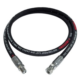 1/4 Hydraulic Hose with 1/4inch JIC 37° Female X 1/4" NPTF Male Hydraulic Hose Fittings (18inch)