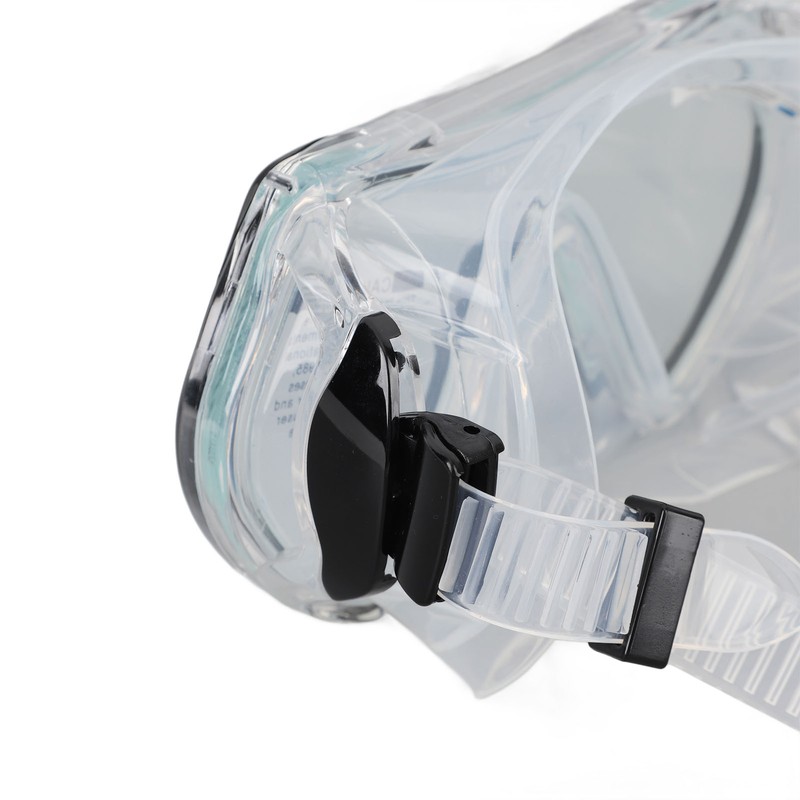 Diving Goggles Silicone Glass Plastic Ultra Clear Comfortable Adjustable Diving