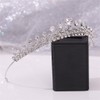 TQUXNGA Kristall-Hochzeits-Tiaras für Frauen, Königin-Kronen, Prinzessinnen-Tiaras, Haarschmuck, Quinceaneras, Kopfschmuck