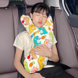 SIQITECHNO Car Travel Pillow H-Shape Seat Pillow Kids Adults Soft Neck Pillow Breathable Head and Body Support Pillow Car Aircraft Sleeping Cushion for Long Journey Road Trip Travel Accessories