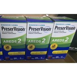 Bausch + Lomb PreserVision AREDS 2 Formula 210  X 3 = 420ct. Minis exp date 2026