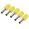 1000pcs E1008 Insulated Ferrules Terminal Copper PVC Pin Cord End