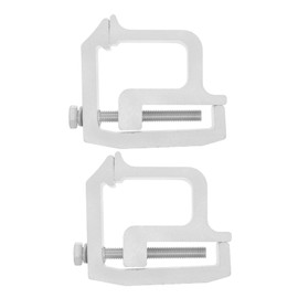 GRIRIW 2Pcs Truck Cap Topper Clamps Heavy Duty Alloy Mounting Clips for Camper Shells Reliable Roof Cover Fasteners for Outdoor Adventures and Vehicle Accessories