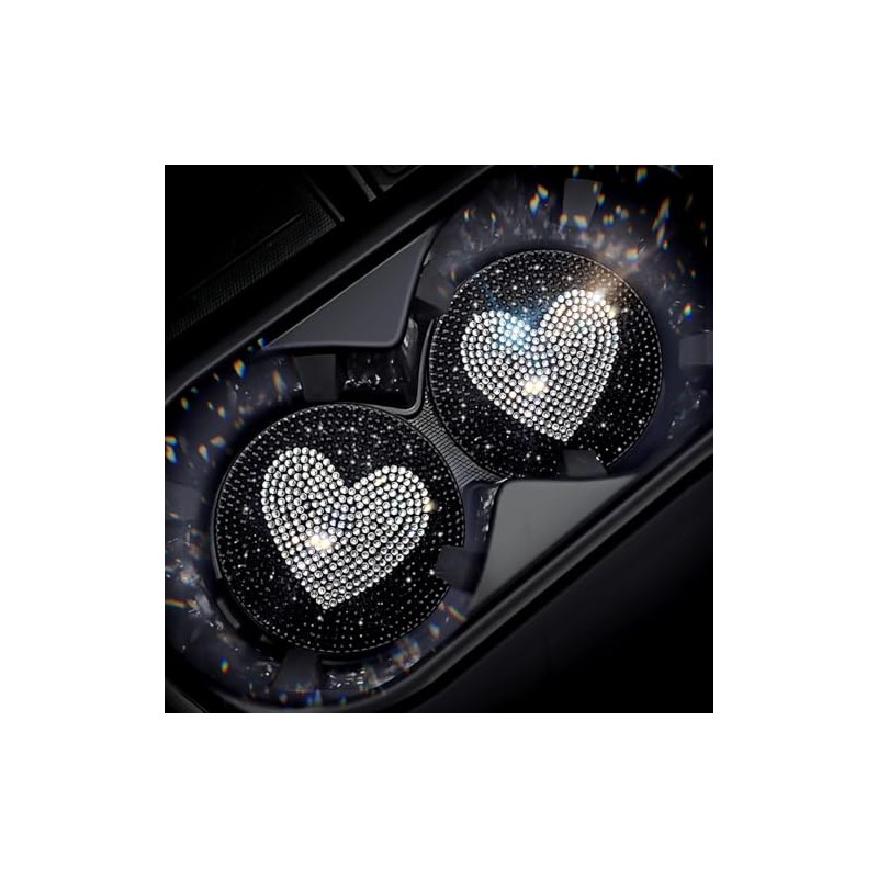 Car Coasters 2 Pack Bling Coasters Car Cup Holder Insert