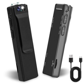 Mini Body Camera-Video Recording and Photo Taking, 1100mAh Portable Mini Camera HD 1080P Video Recorder with Auxiliary Light Motion Detection, User-Friendly Small Body Cam for Sports/Police/Deliver