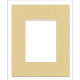 5x7 Mat for 8x10 Frame - Precut Mat Board Acid-Free Show Kit with Backing Board, and Clear Bags Marzipan Beige 5x7 Photo Matte Made to Fit a 8x10 Picture Frame Matboard for Framing, Pack of 1 Mat