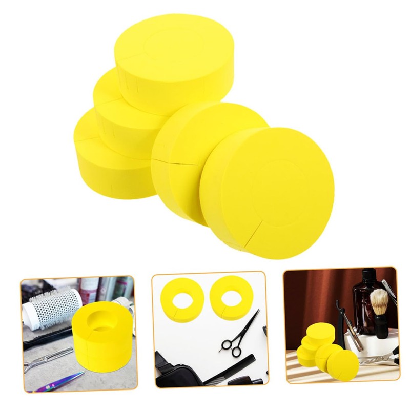 FOMIYES 12pcs Hair Curling Sponge Soft Non-damaging Hair Curl Sponge
