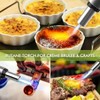 Homitt Kitchen Culinary Refillable Blow Butane Torch Lighter for Desserts