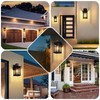 Motion Sensor Outdoor Wall Light Black, Dusk to Dawn Outside