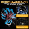 Auxbeam 4In 72W Round Led Offroad Light, 2PCS 7200LM Spot