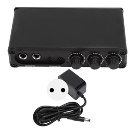 Condenser Dynamic Microphone Mixer Adjustable 3 Channel Input Sound Mixer Receiver for Club Bar Karaoke Professional Use 100‑240V EU Plug