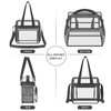 USPECLARE Clear Bag for Stadium Events, 12x6x12 Transparent Stadium Messenger