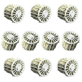 Moondown Farm Nesting Material Holders 10 Pack Jute Filled for Cage Canary, Finch, Budgie