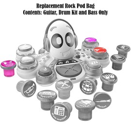 Replacement Parts for Fisher-Price Think and Learn Rocktopus FXW98 ~ Replacement Rock Pod Bag – Includes Guitar, Drum Kit and Bass