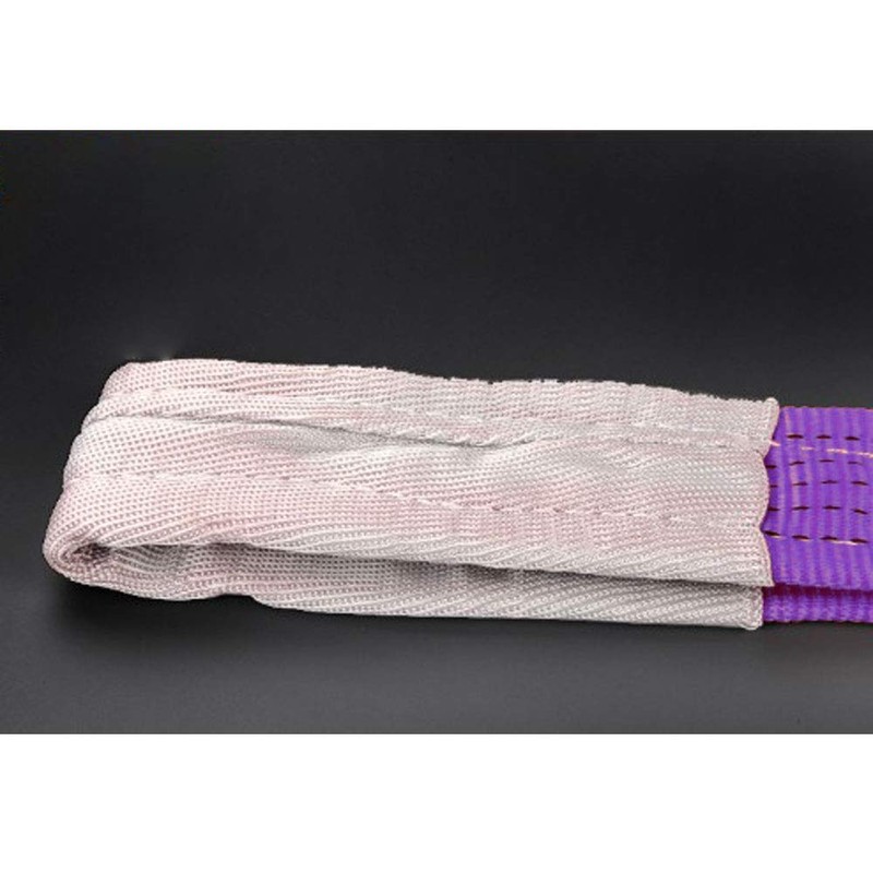 Duplex Polyester Webbing Lifting Heavy Duty Flat Cargo Sling Strap