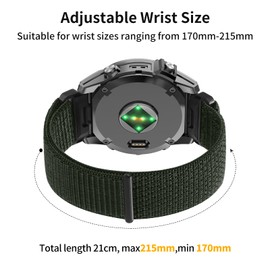 MDBBLBM 20mm Nylon Watch Bands for Garmin Fenix 8 AMOLED 43mm/Fenix 7S Pro/Fenix 7S/Fenix 6S Pro/Fenix 6S,QuickFit Sports Strap for Fenix 5S plus/Fenix 5S/Descent Mk2s/Descent Mk3i 43mm/epix Pro 42mm
