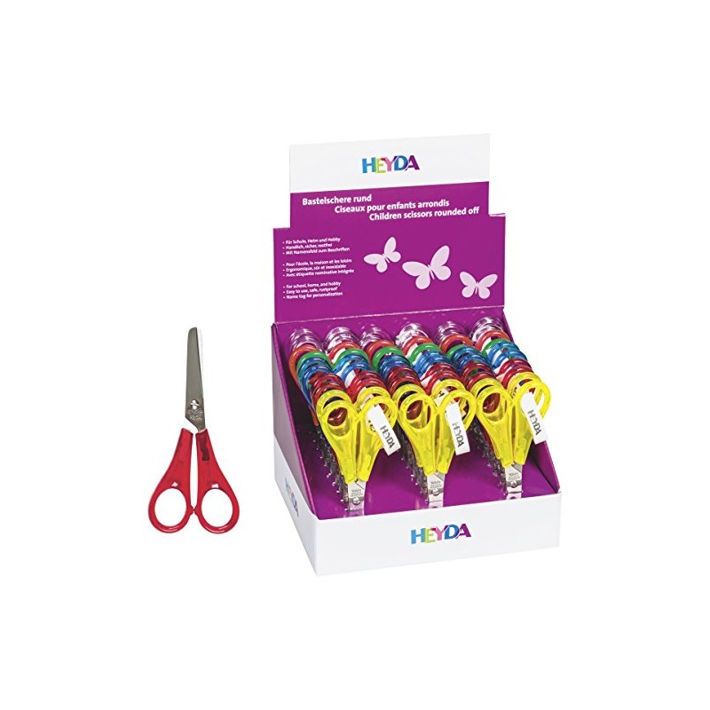 Heyda 2048084 Universal Scissors / Children's Craft Scissors 13 cm