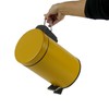 Kela Monaco 24285 Cosmetic Bin 3 Litre Metal Curry Yellow