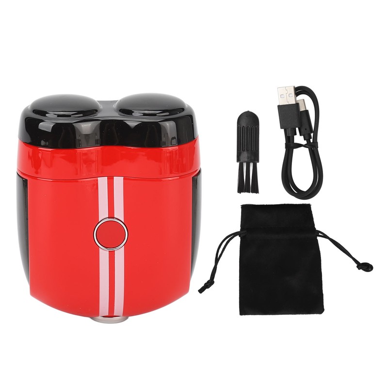 Electric Hair Clipper Waterproof Portable Rechargeable Hair Trimmer with Storage