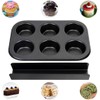 N.E.W 2 Pack Deep Sturdy Muffin Fairy Cake 6 Cup