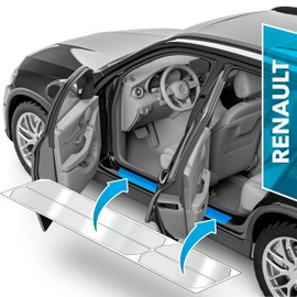 uProtect Car Door Sill Protector for Renault Austral I 2022-2025 - Protective Film Car Door Accessories Trim Paint Protection Film Transparent